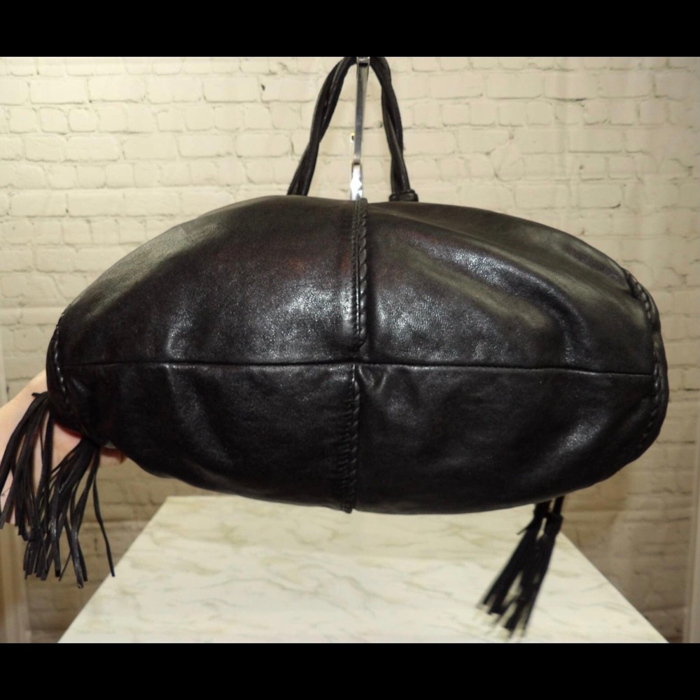 HOBO Black Leather Hobo Shoulder Bag - Picture 2 of 9